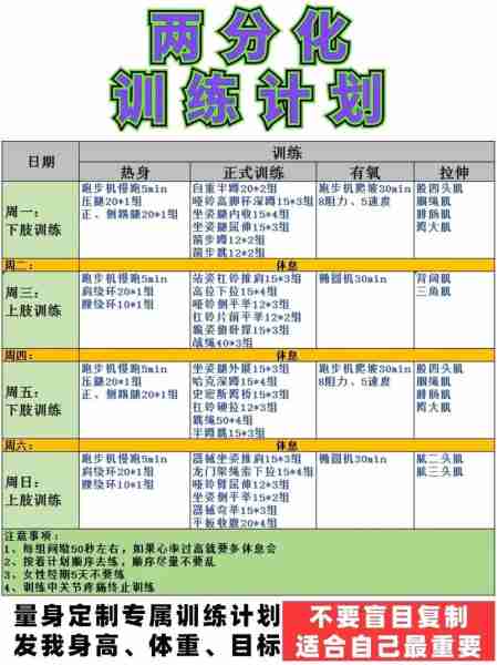健身打卡计划坚持方法-健身活动打卡方案