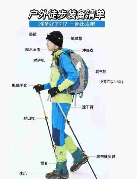 登山旅游注意事项装备-登山需要注意的和需要准备的