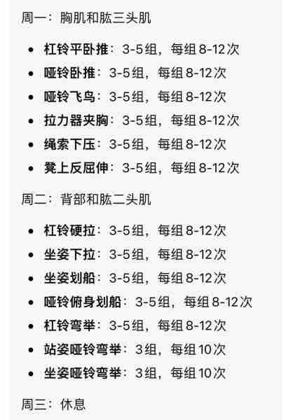 健身房健身计划一周-健身房健身计划一周怎么写