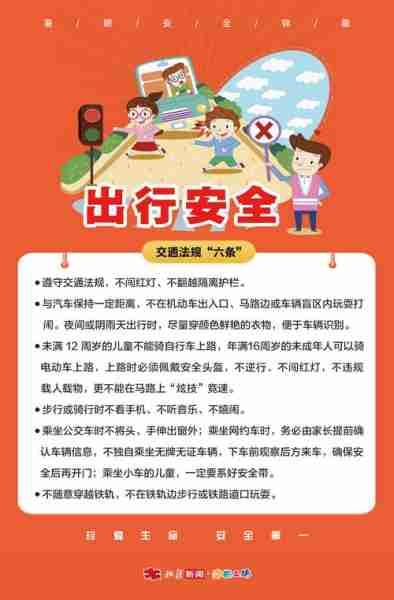 儿童出行安全注意事项-儿童出行须知